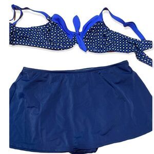Jantzen and swimsuits for all! Swim sexy polkadot bikini top double straps -12